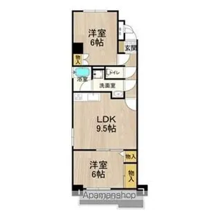 フジマンション【3階】の間取り