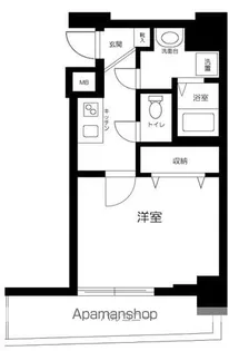 グリフィン横浜・ルミエール【10階】の間取り