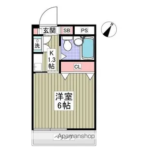 ライフインキシヤ【303号室】の間取り