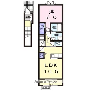 ベラ・ルーチェ【2階】の間取り