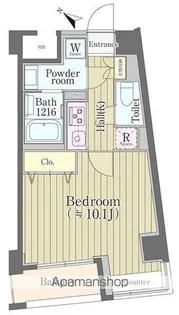 レジデンス西早稲田【4階】の間取り