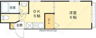 ハッピーリーブス【2階】の間取り