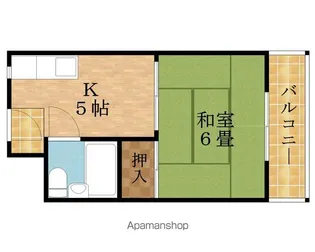 1Kの間取り画像