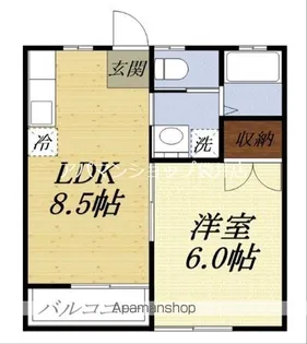 MPーVIII番館【203号室】の間取り