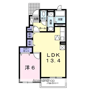 ミニュンベルⅡ【1階】の間取り