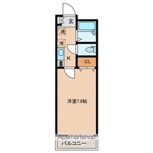 ルネス・K【1階】の間取り