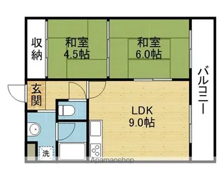 タルミハイツ【3階】の間取り
