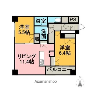 ラフィネタワー札幌南3条【304号室】の間取り