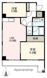 ベルエミナンス桜町【503号室】の間取り