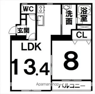 ビストロ【1階】の間取り