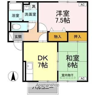 スイートハウス Ⅰ棟【1階】の間取り