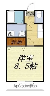 カーサコリーナ【1階】の間取り