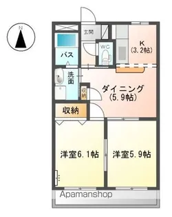 ルミナスコート【2階】の間取り
