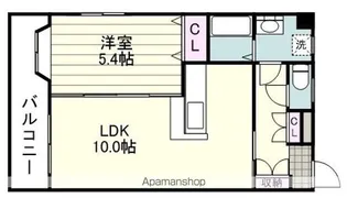 サンフォレスト吉野【206号室】の間取り
