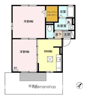 アヴァンセ【1階】の間取り