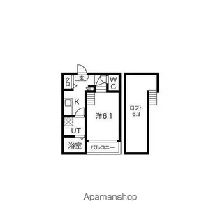 AURAM千種【203号室号室】の間取り
