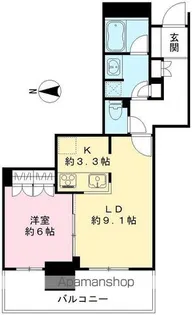 ローレルタワー堺筋本町【16階】の間取り