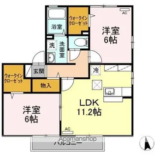 サンフラワーM・T【1階】の間取り