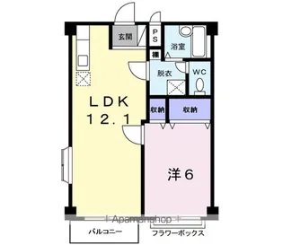 グリーンコート【2階】の間取り