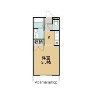 辻マンションB棟【2階】の間取り