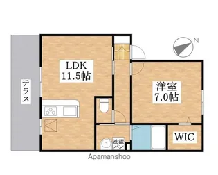 カーサ・レガート【103号室】の間取り