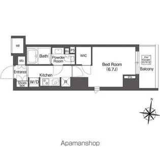 コンフォリア森下リバーサイド【10階】の間取り