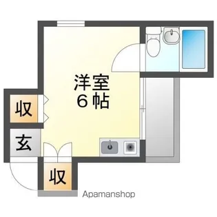 若草ビル2【5階】の間取り