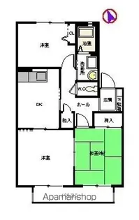 ディアス駅前【2階】の間取り