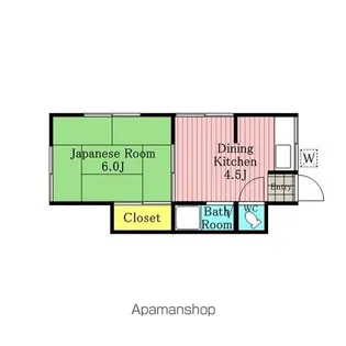 マルヤ荘【2号号室】の間取り