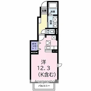 エスペランサ翔【1階】の間取り