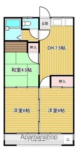 ガーデンR2【2階】の間取り