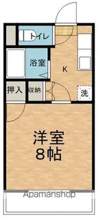 ビックソルトヒルB【205号室】の間取り