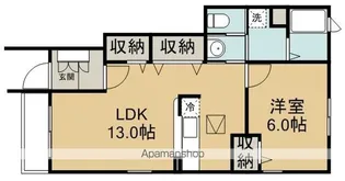 カン・カーロ Ⅰ【1階】の間取り