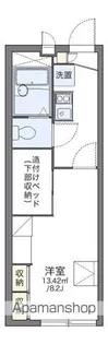 レオパレスセジュール【2階】の間取り