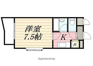 ラ・パルフェ・ド・フィネス【6階】の間取り