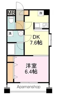 しゃとれ小松島【2階】の間取り