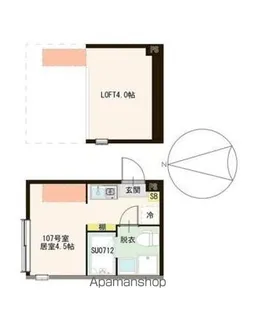 ハーモニーテラス春日町Ⅵ【1階】の間取り