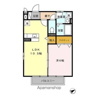 サンフィールド【2階】の間取り