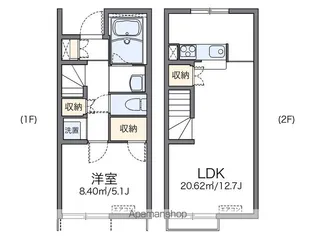 レオネクストVILANOVA【1階】の間取り