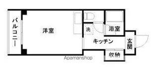 サウスサイド【2A号室】の間取り
