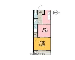 はっぴーはいつウノ【2階】の間取り