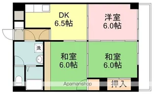 パレス上杉【8階】の間取り