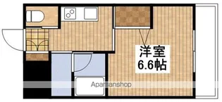 ファーストクラス市民病院前【4階】の間取り
