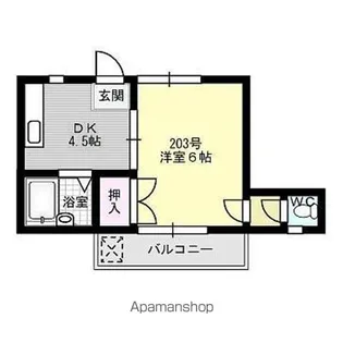 グレイスフルハイツ【2階】の間取り