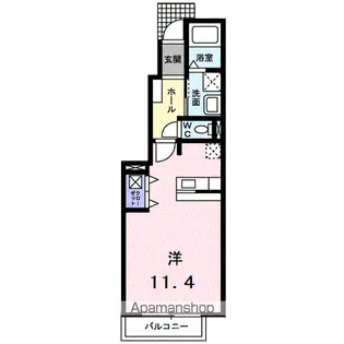 アクテュエル・SⅡ【1階】の間取り