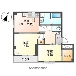 グランドール7【1階】の間取り