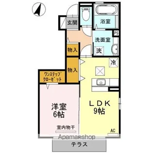 メルヴェーユ A【1階】の間取り