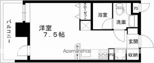 レジディア熊本辛島【4階】の間取り