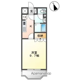 PARK HILLS【1階】の間取り