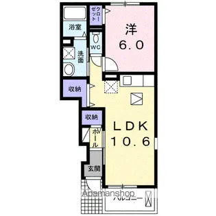 アバンツァート Ⅰ【1階】の間取り